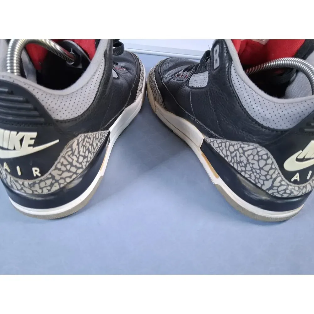Nike Air Jordan 3 Retro OG Black Cement 2018 Men's Size 10 854262-001 Authentic